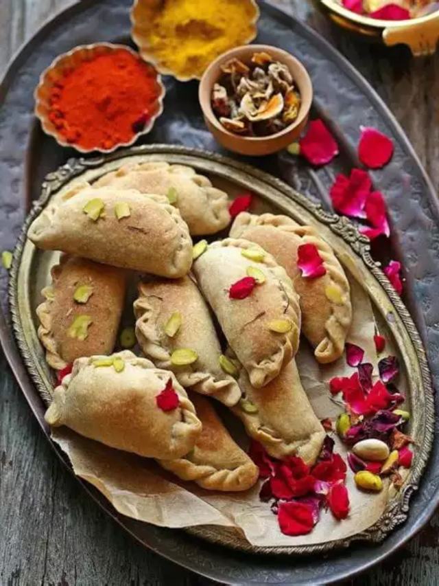 holi celebration 2024 mava gujiya recipe easy to make at home