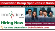 Dubai Jobs At innovation Group