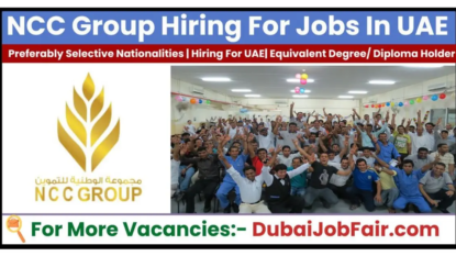 NCC Holding Walk In Interviews In Dubai