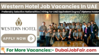 Western Hotel Jobs in Dubai for Freshers