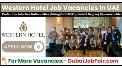 Western Hotel Jobs in Dubai for Freshers