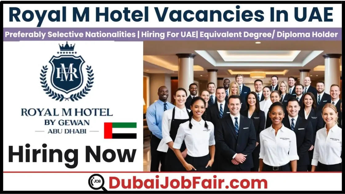 Royal M Hotel Jobs in UAE