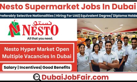 Nesto Supermarket Jobs In Dubai