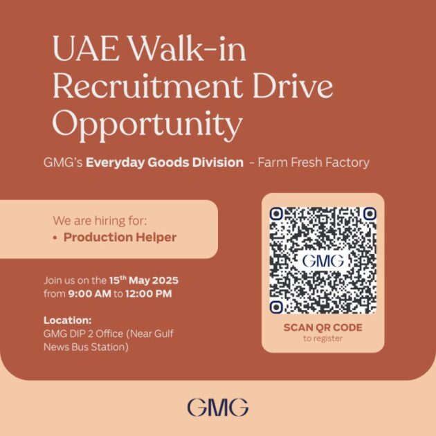 GMG Supermarket Jobs in Dubai