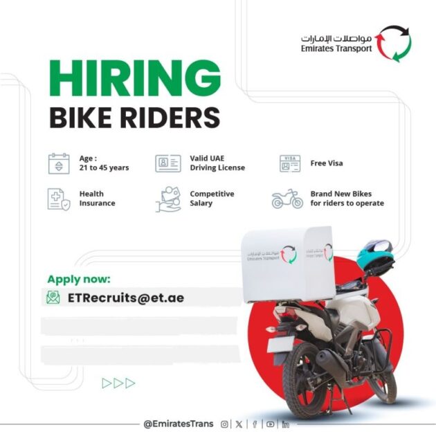 Emirates Transport Careers Dubai