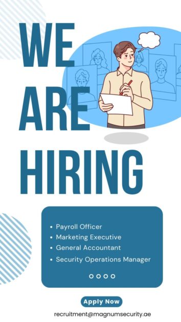 Magnum Security Jobs In Dubai