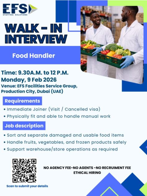 EFS Facilities Services Jobs in Dubai